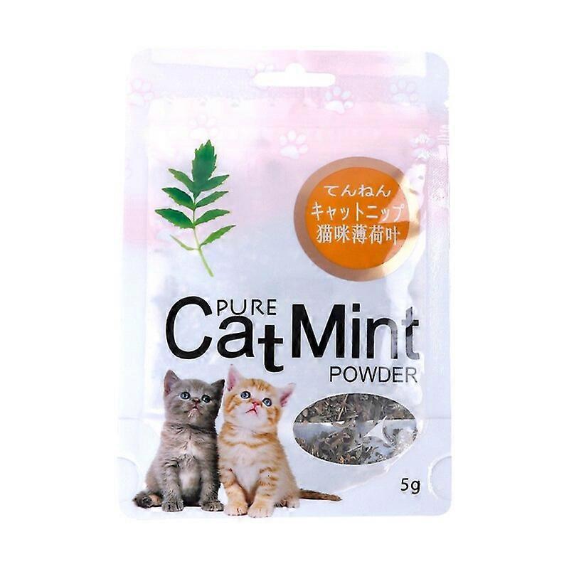 5/6/10g Cat Mint Powders Natural Catnip Leaf Bottles Promote Digestion Cleaning Teeth Cat Snacks Pet Supplies Cats Accessories Dog Supplies