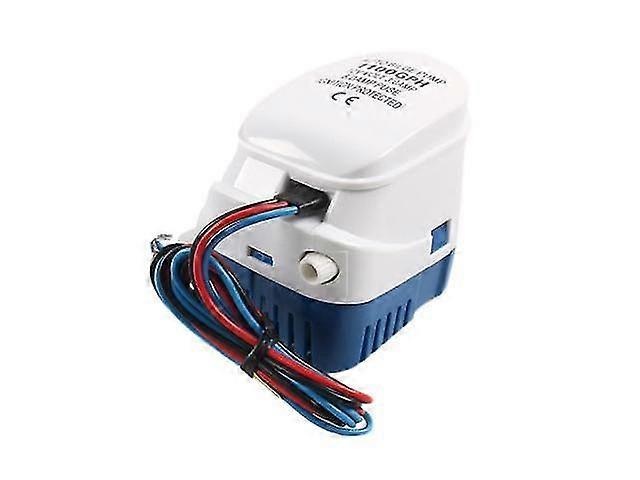 High Capacity 12V 11000gph Automatic Submersible Pump with Integrated Float Switch Reliable & Rustproof Bilge Pump