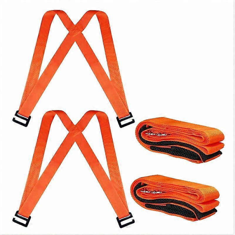 Moving Strap, Lifting Straps, 2 Person Lifting and Moving System With Cushion, Easily Move, Transport and Secure Furniture, Heavy Object up to 400KG