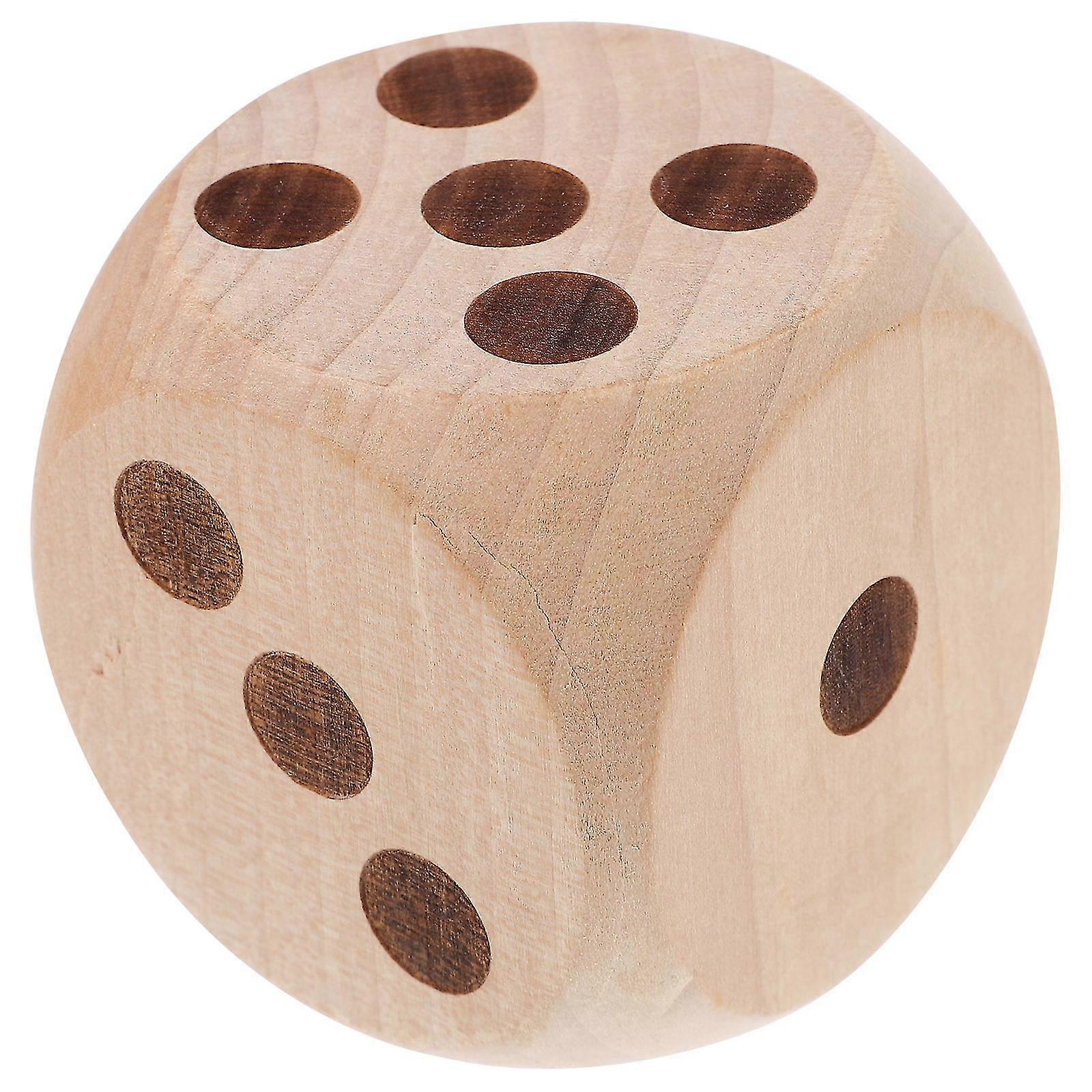 Wooden Dice Large Wood Dice Game Dice Prop Blank Wooden Dice Wooden Point Dice Game Dice