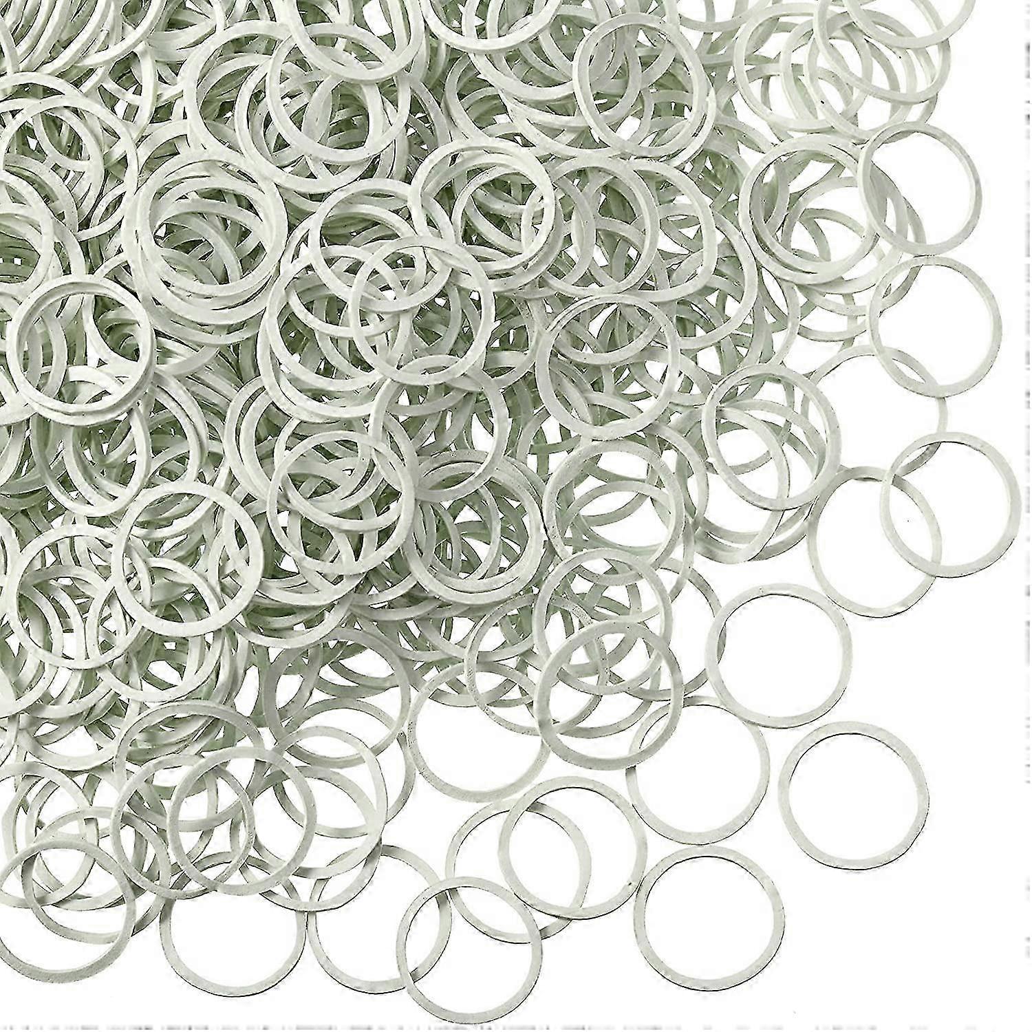 1000 Mini elastikker Bløde elastikker til børnehår Fletning hår (hvid)