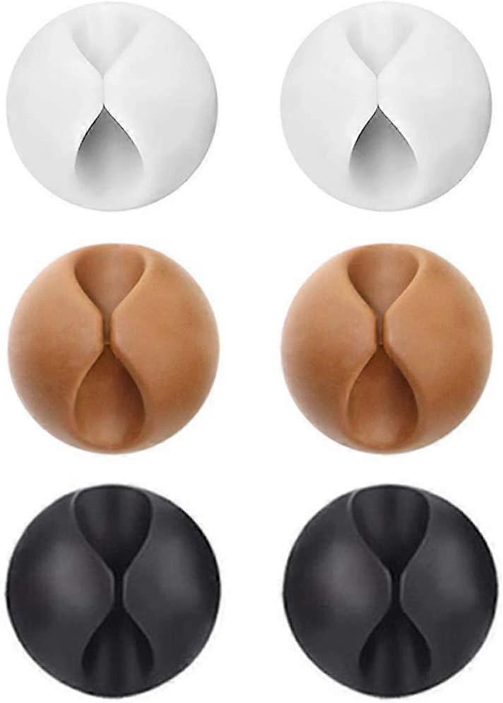 6 Pack Durable Cable Clips