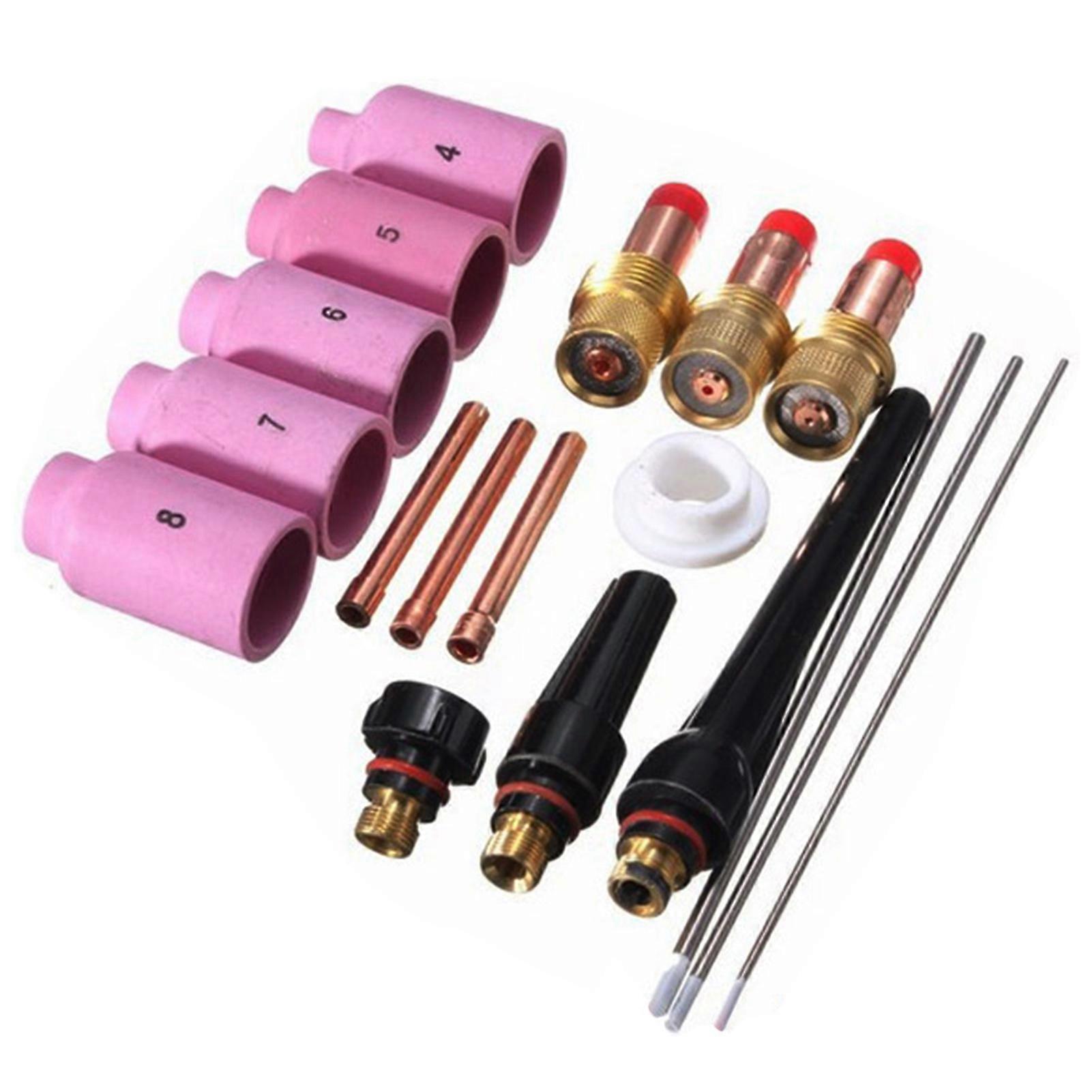 18Pcs/Set WP17/18/26 Welding Torch Accessories Plasma Cutting Nozzles Electrode