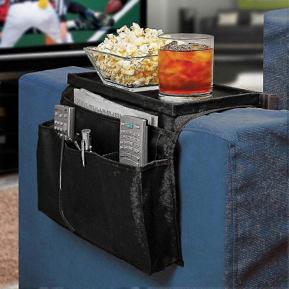 6 Pockets Sofa Couch Armrest Hanging Organizer Tv Remote Control Holder
