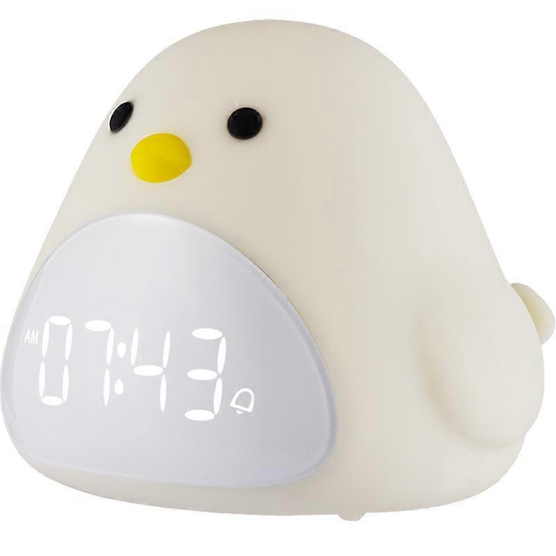 Cute Chick Shape Alarm Clock for Kids - Fun and Colorful Bedroom Decor, Battery Powered, Easy-to-Read Analog Display, Perfect for Children Learning to
