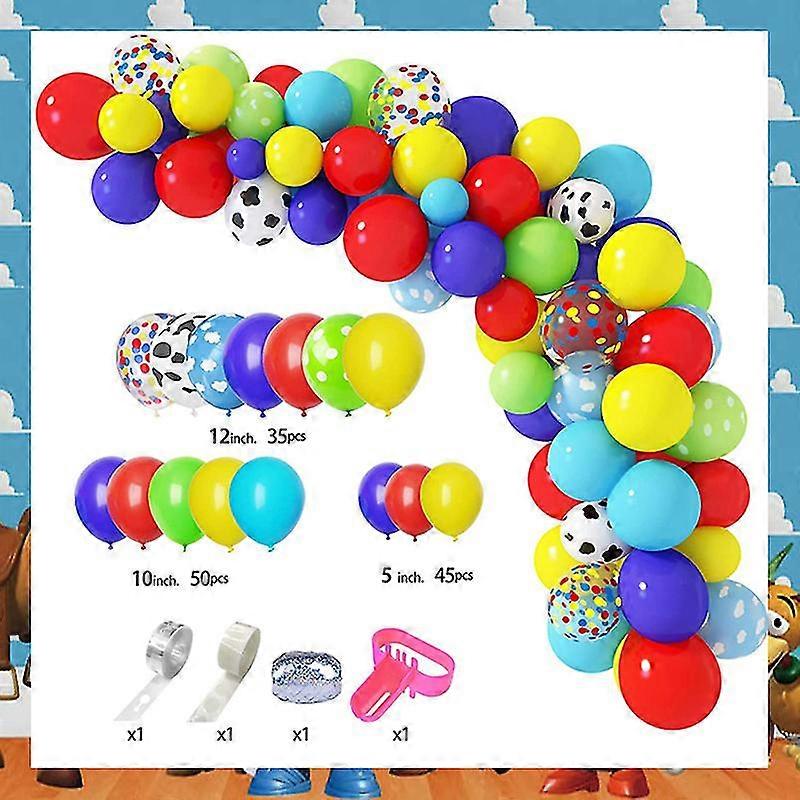 Blue Sky White Clouds Theme Party Supplies  Cartoon Toy Story Disposable Tableware Cup For Kids Boys Birthday Party Decorations