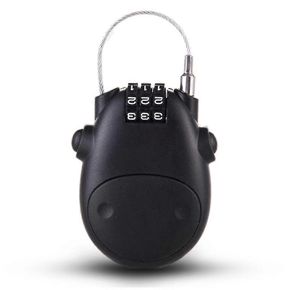 Password Lock Universal Telescopic Wire Rope Steel Cable Code Lock Suitcase Car Sled Motorcycle Helmet Password Lock #w0