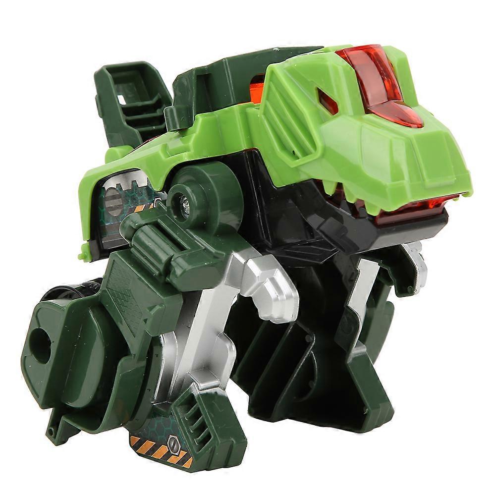 2024Deformáció Dinoszaurusz figurák Műanyag Tehetetlenségi húzás Forword Autó Jármű Játék Modell Gyerek Gyermek Újdonság AjándékZöld