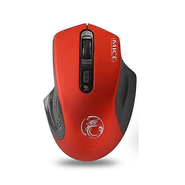 iMICE E-1800 2.4G Wireless Mouse Red