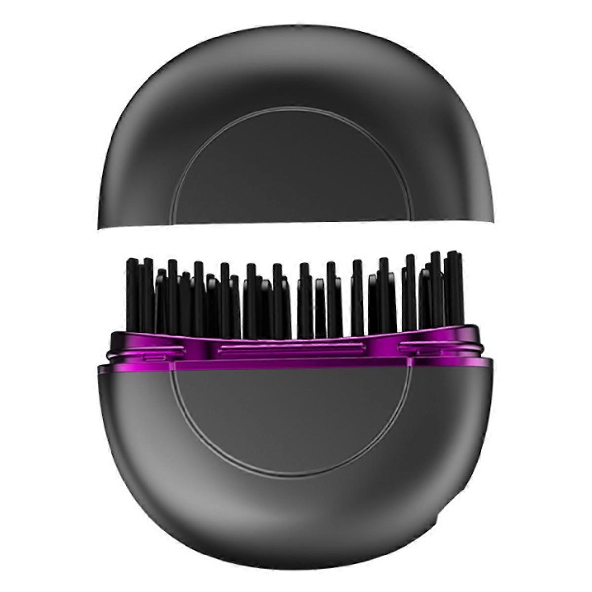 Wireless Rechargeable Travel-Friendly Portable Ionic Hair and Beard Straightener Brush,Mini Hair St