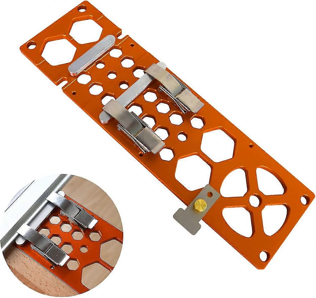 Woodworking Electric Circular Saw Guide Rail Clamp Right Angle Guide Rail Clamping Tool Compatible With Makitas Or Festool Track Saws For Engraving
