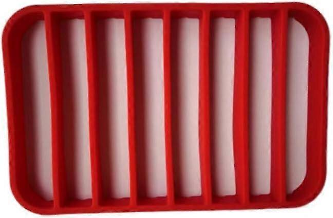 Silicone Pressure Cooker Rack 27x17.5x2.5cm, Red