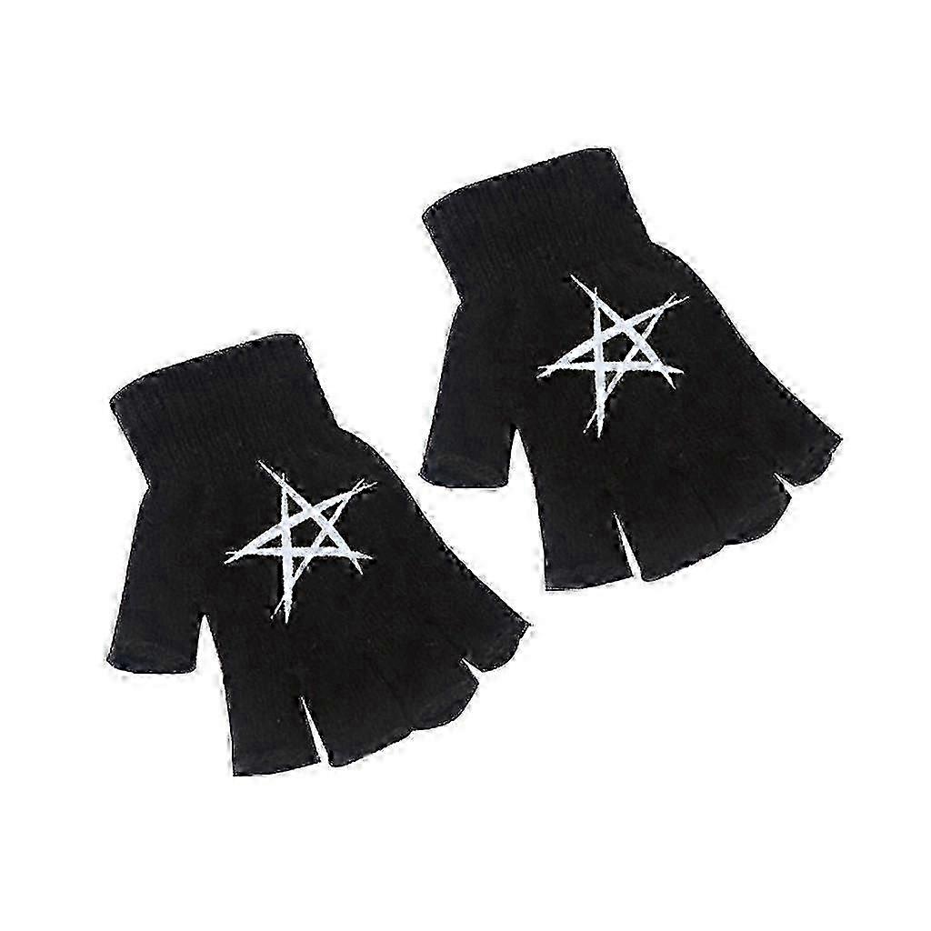 Women Knitted Keep Warm Fingerless Winter Gloves