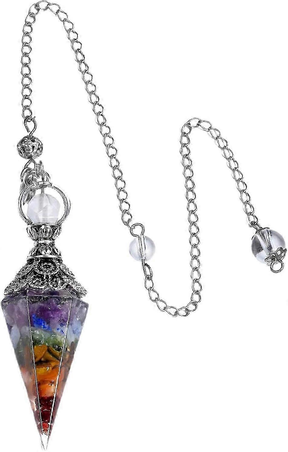 Crystal Pendulum Pendant | Hexagonal Crystal Pendulum | Chackra Crystal Pendulum