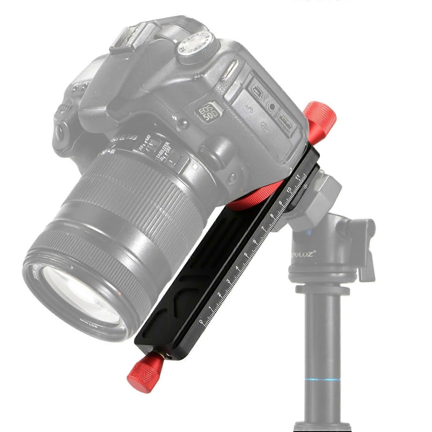 Type A PULUZ PU3520 CNC Aircraft Aluminum Adjustable Speed Fine Tuning Slide Rail for Canon Sony