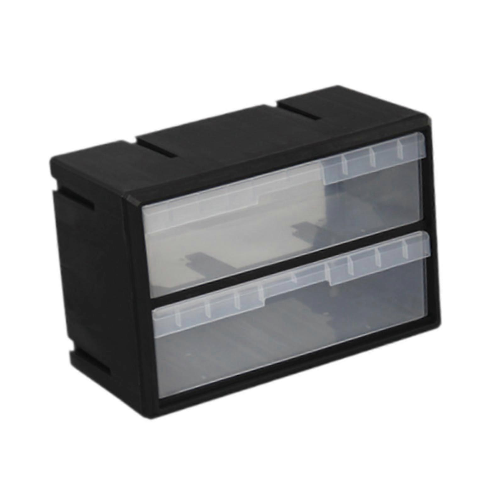 מארגן ארון אחסון מגירות ארגון מוסך לתכשיטי מלאכה אגוזים 2 מגירות