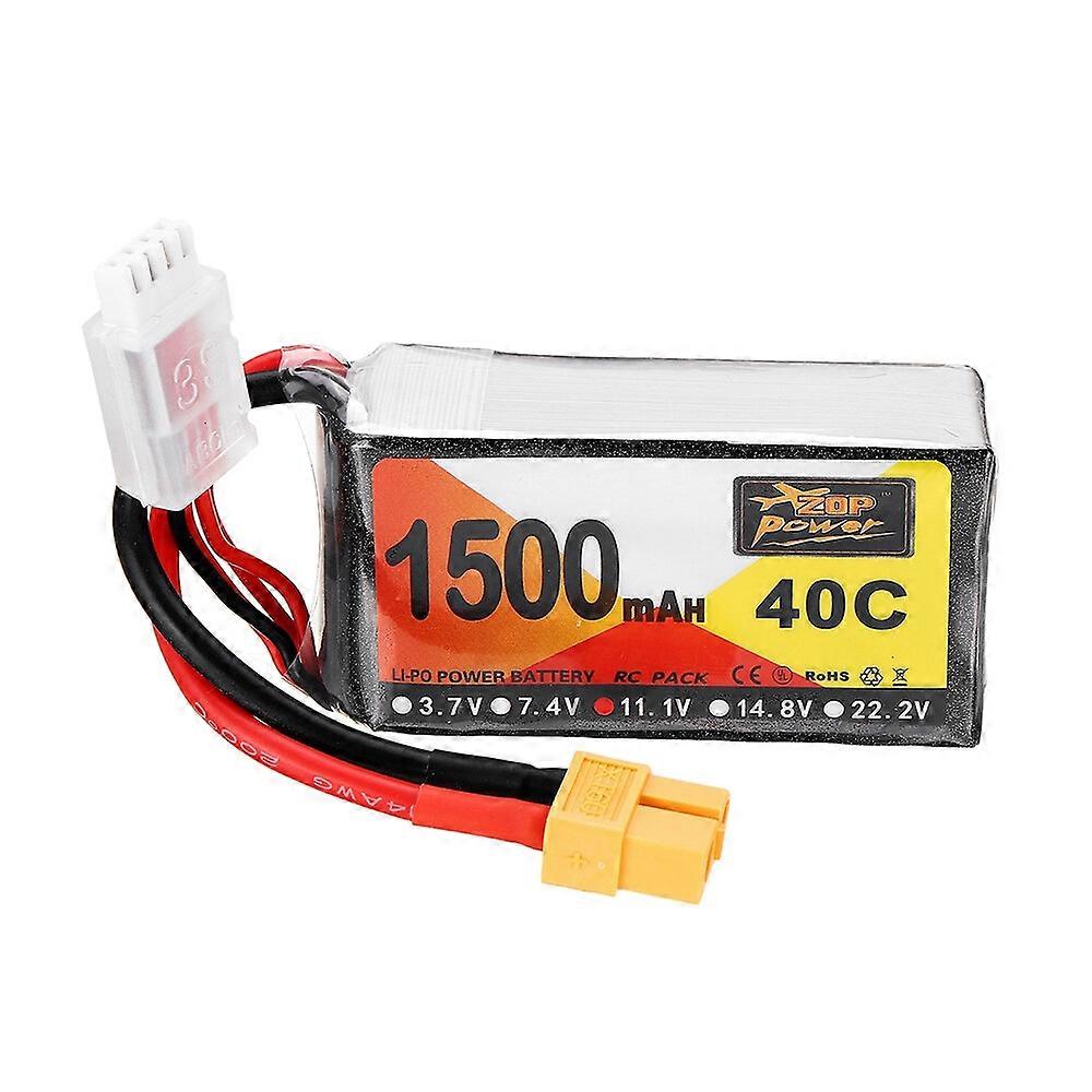 5Pcs ZOP Power 11.1V 1500mAh 40C 3S Lipo Battery XT60 Plug for Eachine Wizard X220 FPV Racing RC Dro