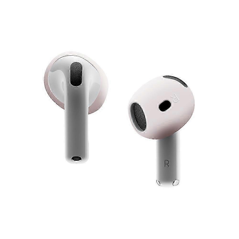AirPods 4 イヤーチップ交換用超薄型シリコン イヤホン カバー - ライト ピンク -ZY