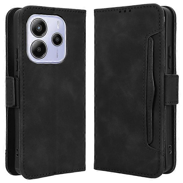 תואם עבור Xiaomi Redmi Note 14 4G עור מקרה טלפון כיסוי ארנק עם חריצי כרטיסים מרובים