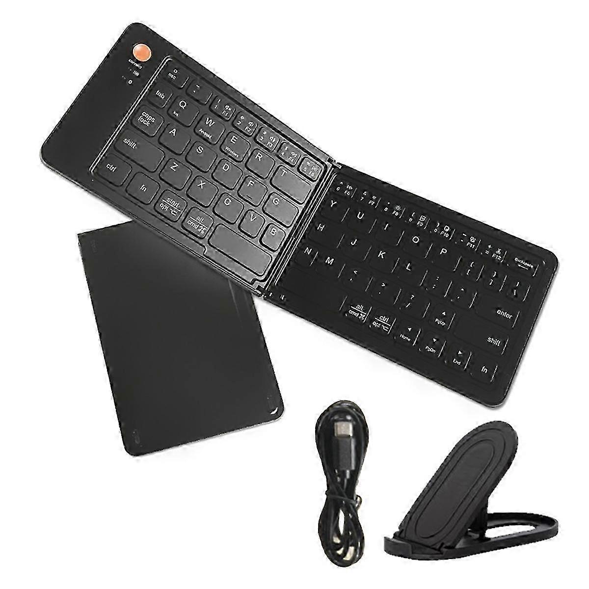 Mini Bluetooth Keyboard Portable Folding Wireless Keypad compatible IOS/Android/Windows Tablet Mobil
