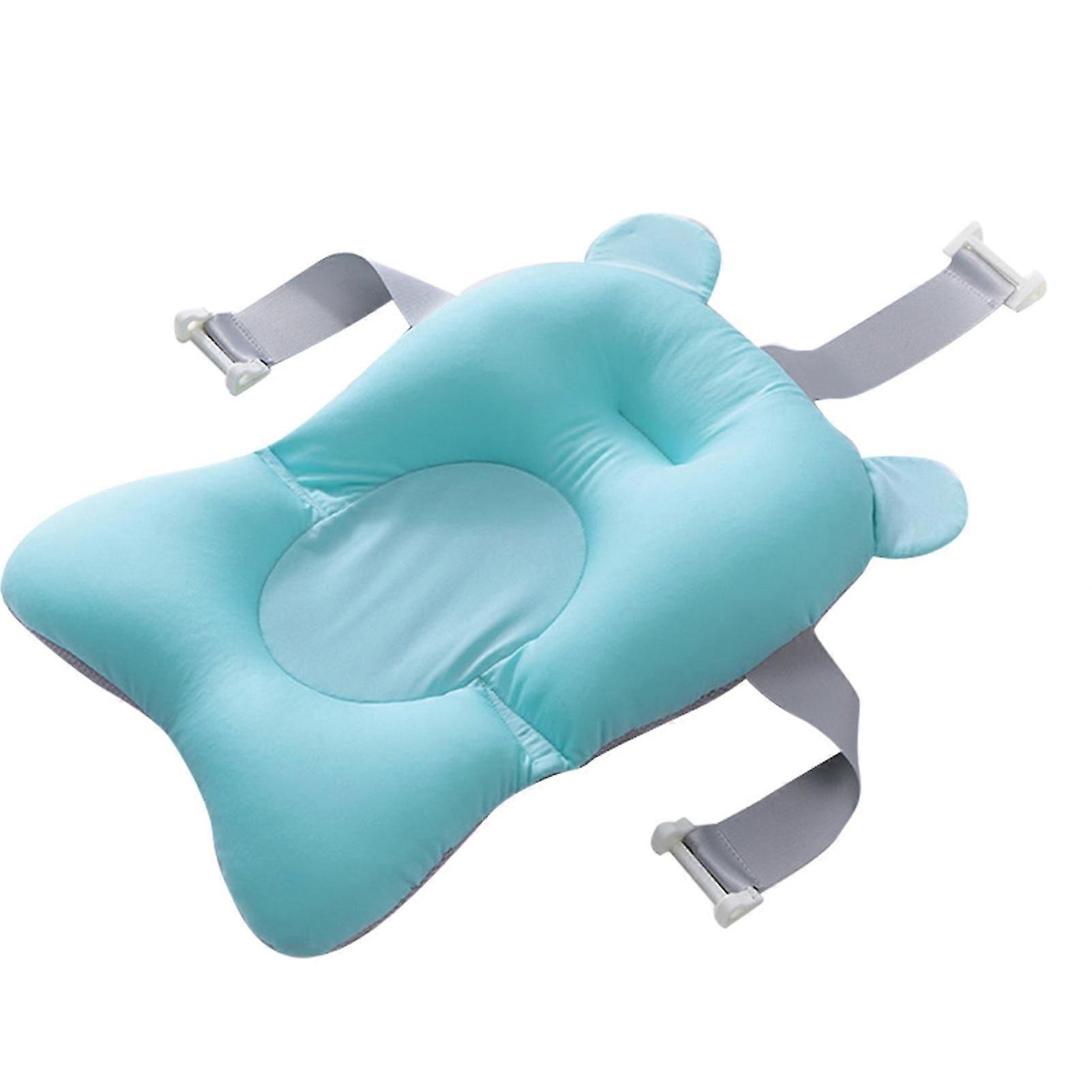 Coussin de bain pour bébé sûr inoffensif Doux pour la peau Boucle Conception Baignoire d’évier à forte flottabilité pour nourrisson