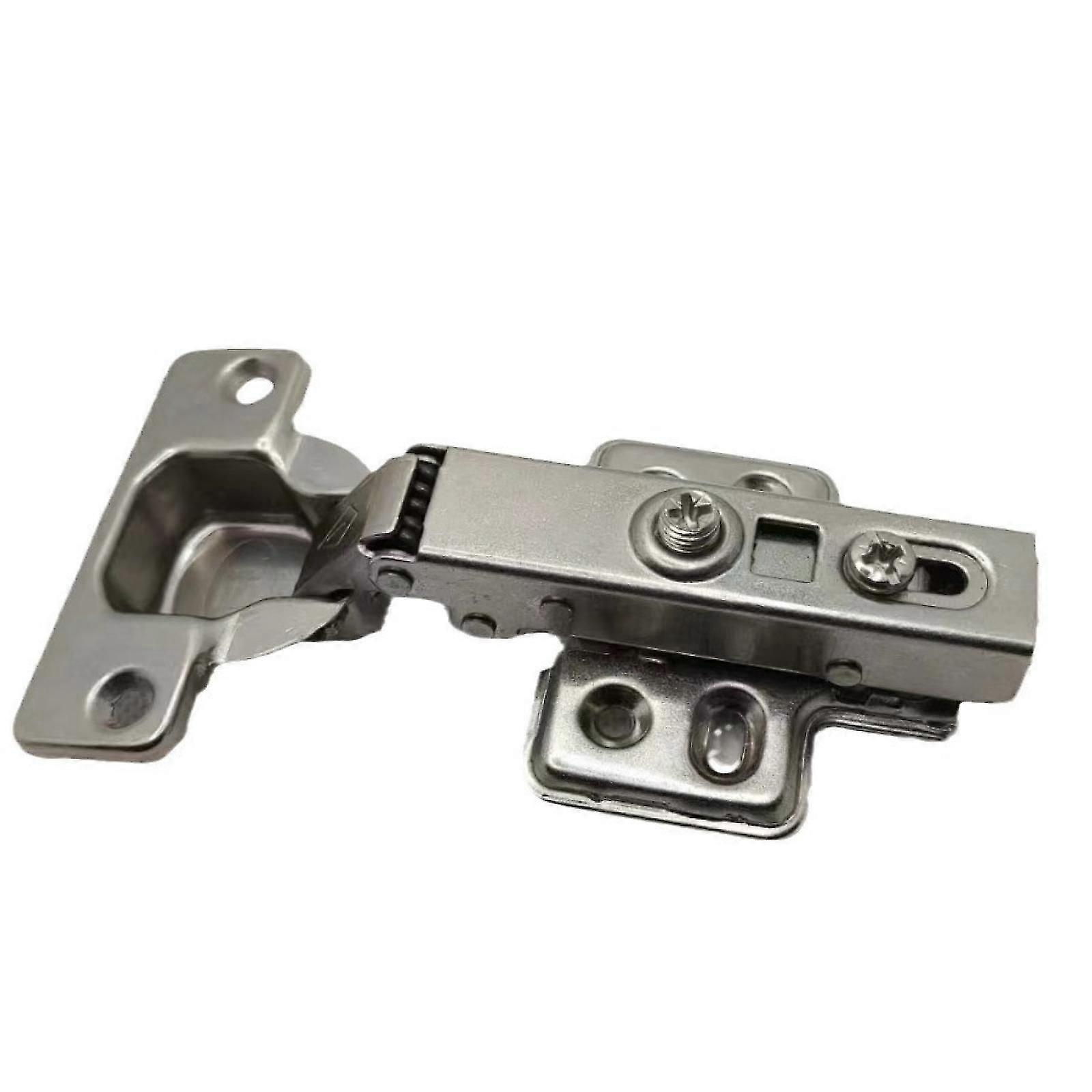 Flat buckle hydraulic hinge cabinet hinge quick release hinge silent buffer hinge hidden European style cabinet self-closing hinge, full coverage