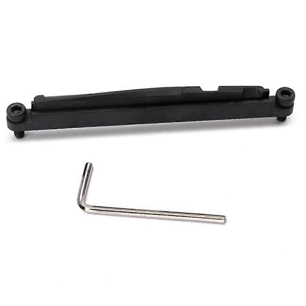 Acoustic Guitar Adjustable Bridge Saddle Repair Tools with Mini Hex Wrench Metal Wrench Rail Guitar Guide Instrument Nut Set