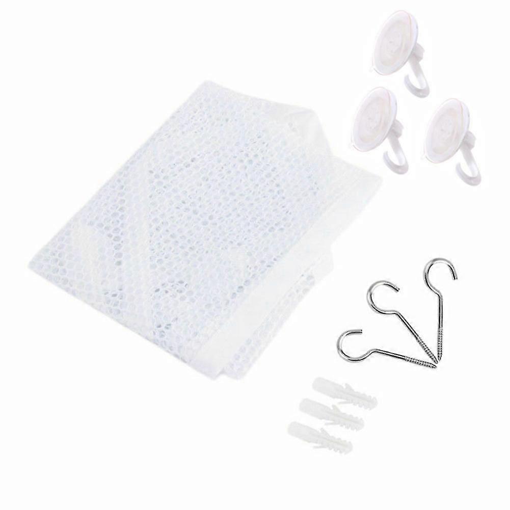 Mesh Toy Hammock Net Wall-mounted Hanging Kids Stuffed Toys Storage Net
