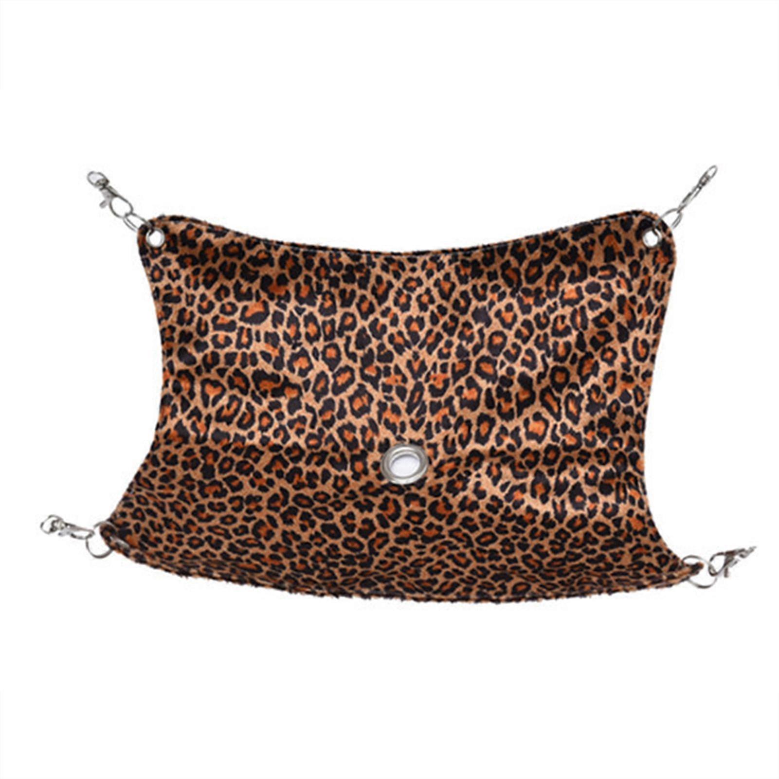 Hamster Hanging Hammock Comfortable Small Animal Hanging Bed with Fixed Hooks for Chinchilla Guinea Pig Kitten