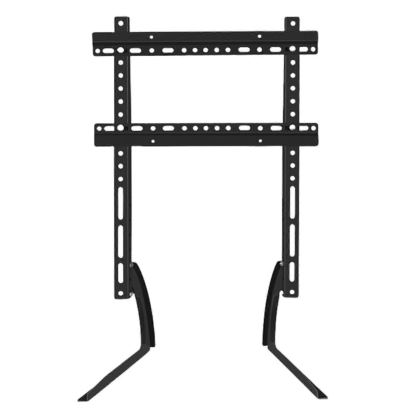 TV Stand Base for 26 75inch Flat Screens Height Adjustable Design Supports Up to 88Ibs Easy