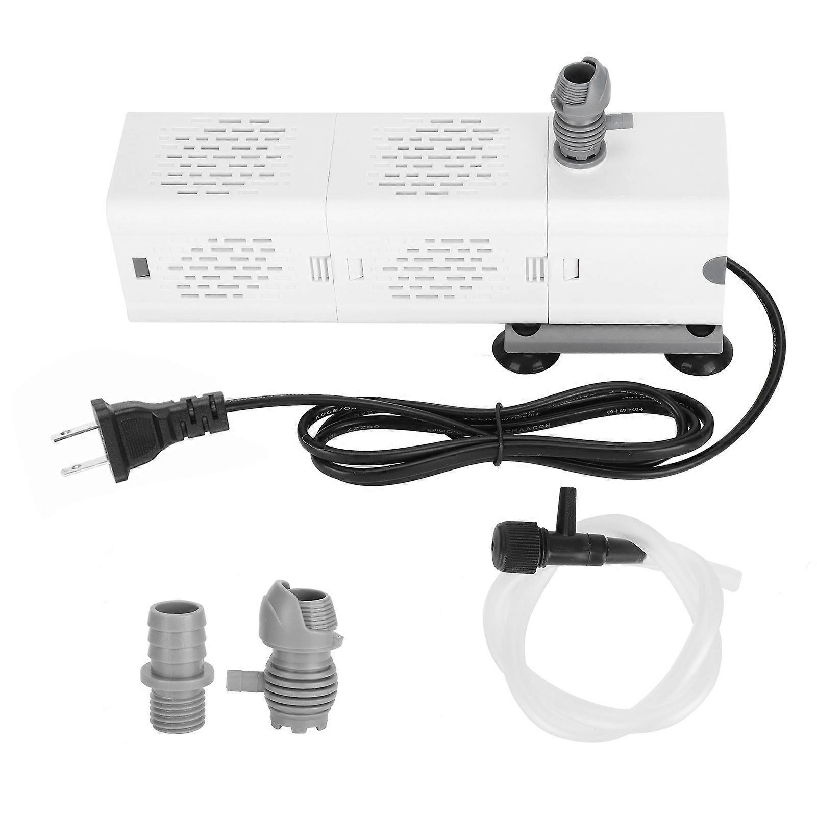 ZY‑N61 Built‑in Fish Tank Filter Submersible Quiet Aquarium Filter Water Pump Box 110V