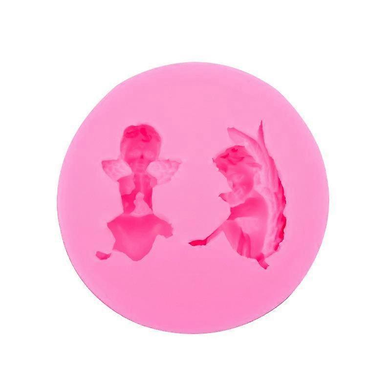 Angel Baby Baby Child Fondant Cookie Cake Decoration Silicone Mold Dry Pace Polymer Clay