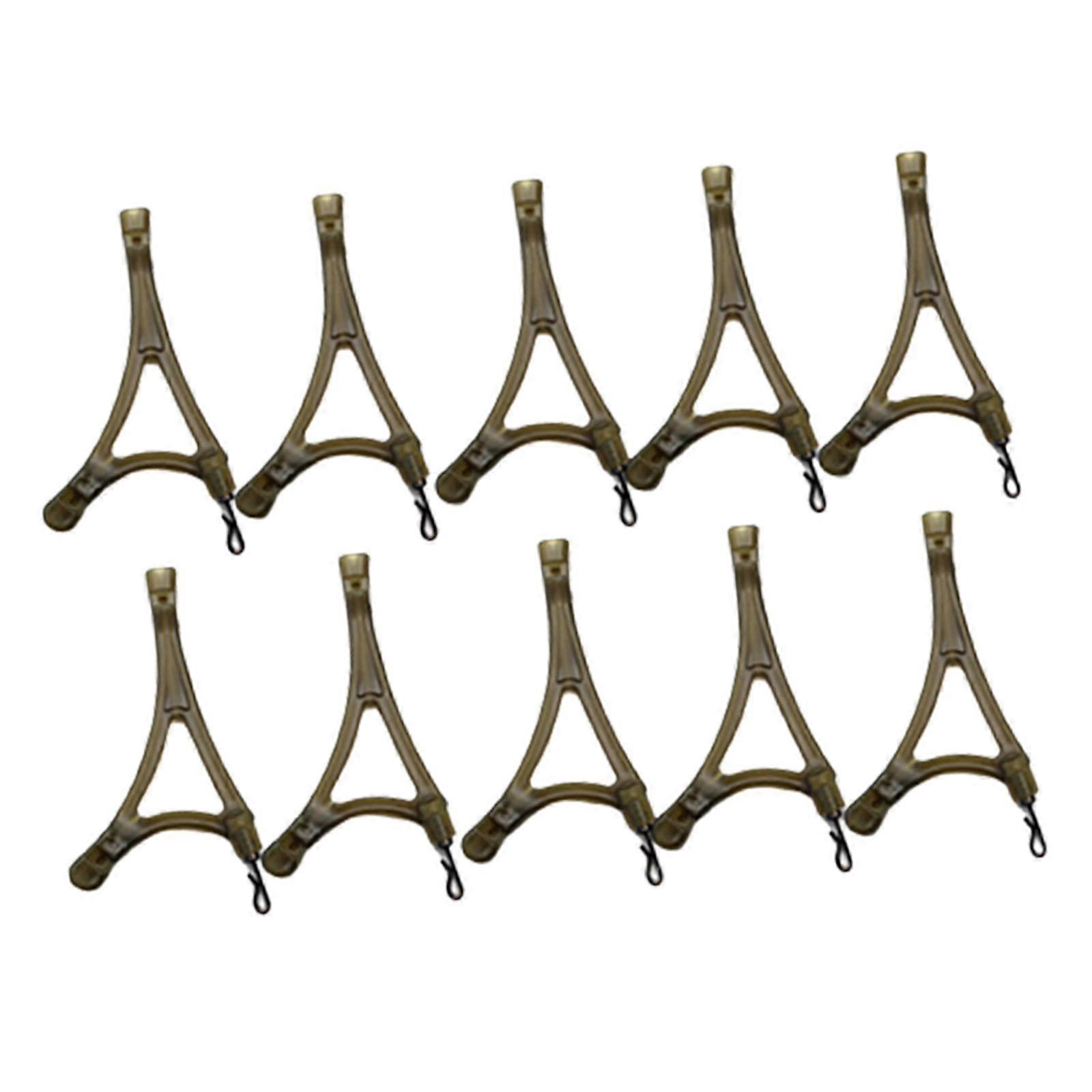 Flexions latérales anti-système, 10PCS réutilisables durables pratiques Carp Rigs côté outil