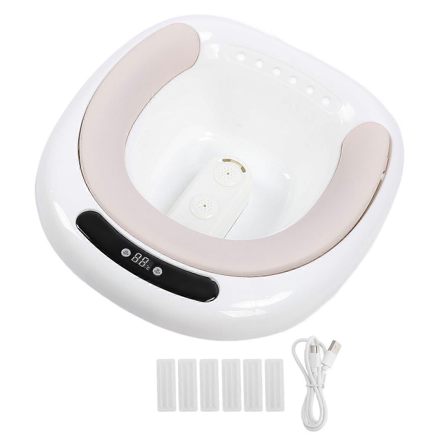 Electric Sitz Bath 1500ml PU Cushion Real Time Temperature Display Sits Bath Soak Tub Butt Bath Basi