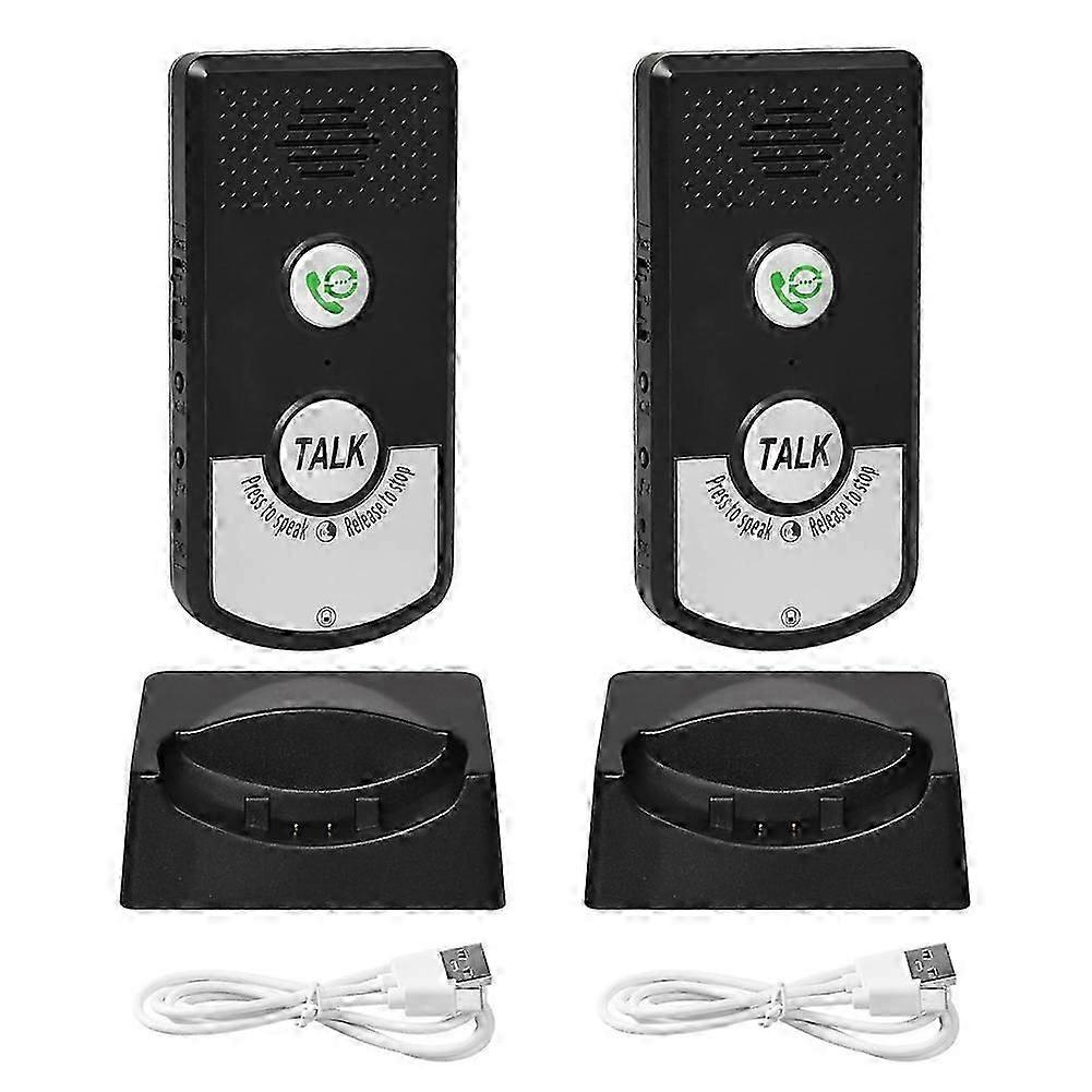 Wireless Intercom Voice Monitor Reminder Smart Two-Way Intercom Suitable for Home Hospital Hotel
