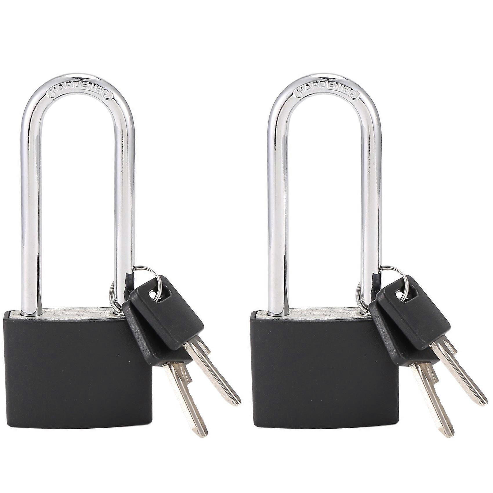 Locker Set Key Padlock, Shackle Outdoor Waterproof Lock Service with Key for Sheds, Gates, Fences, H