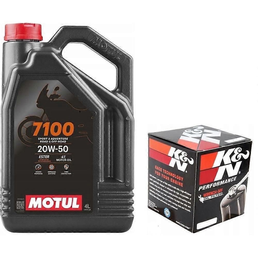 Motul Oil + oil filter 7100 20w50 4l, KN 64 4t R 1200 Gs Gt K 1600 R OM710020W504LKN164