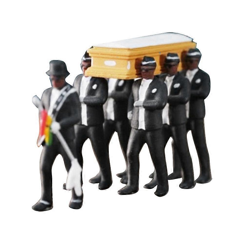 1:64 Action Figure Ghana Funeral Team Model (Standing)