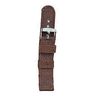Armeijan nylon rannekello 18mm 20mm 22mm 24mm vaihtohihna 20 mm ruskea