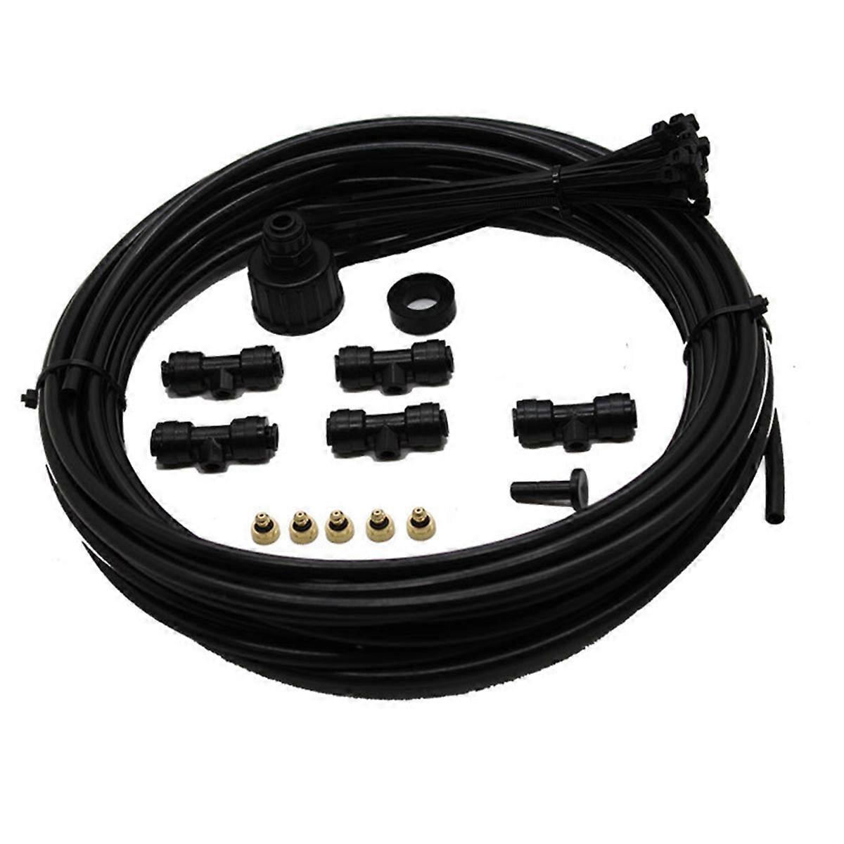 18M Tap Water Garden Set Low Pressure Mist System Courtyard Cooling