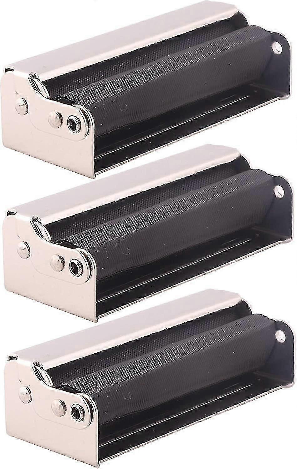 3 Piece78mm Rolling Machine Cigarette Rolling Machine Cigarett Machine Black Metal Cigarette Rolling Machine Black Automatic Cigarette Rolling Machine
