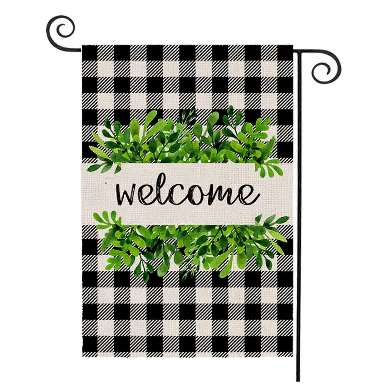Small Double Sided Garden Flag for Spring 12x18 Inch