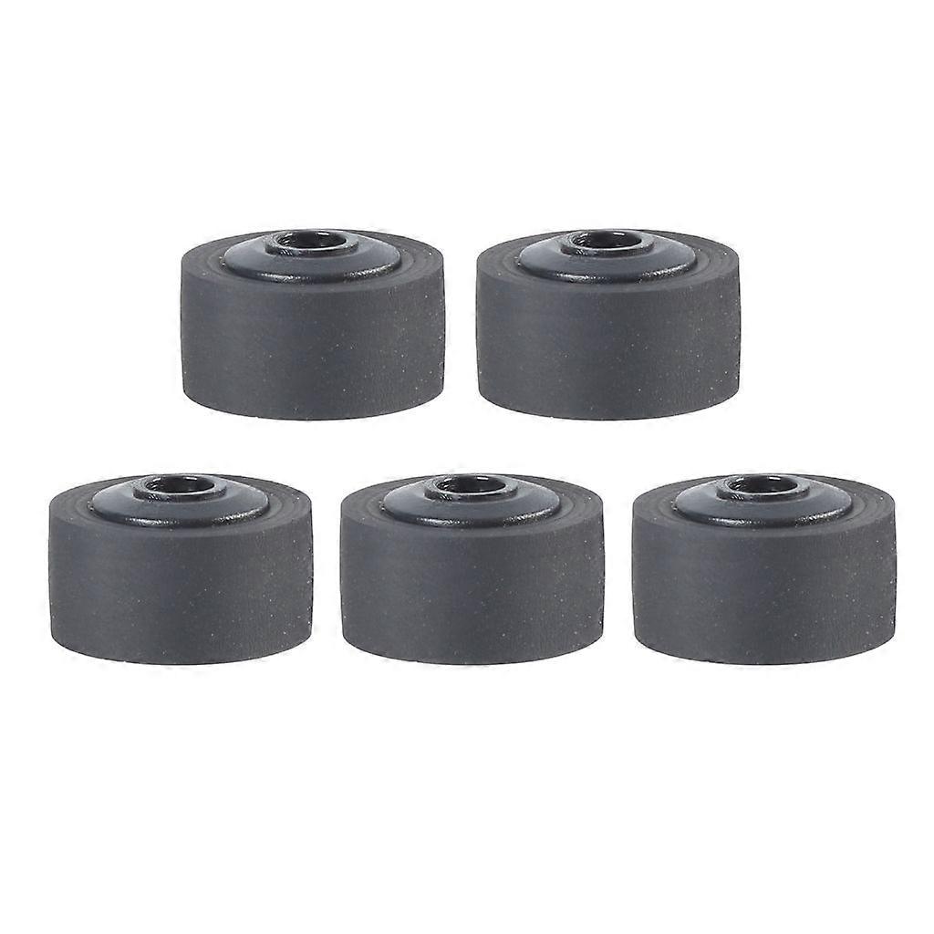 5Pcs Cassettes Tape Player Rubber Pressure Roller Wheel for Audios Maintenance