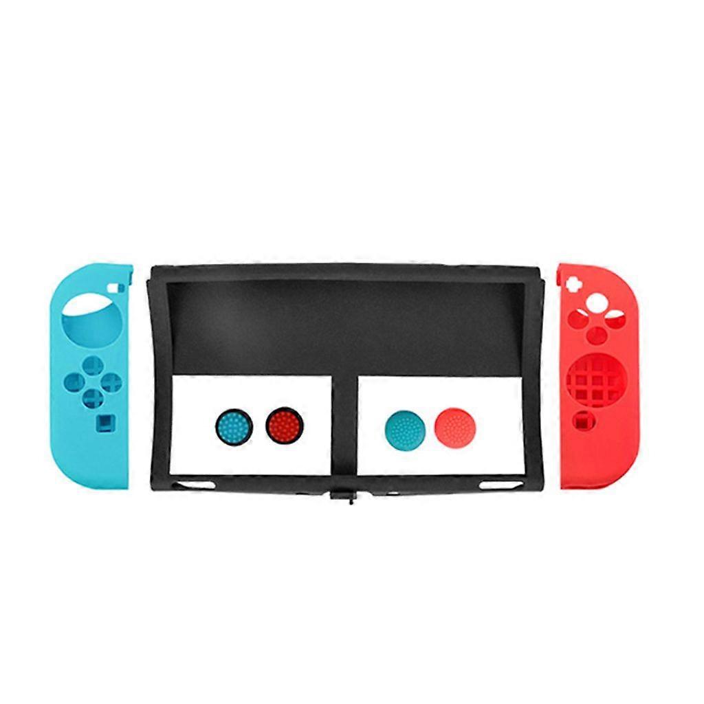 7 in 1 Silicone Case for Switch OLED Controllers ,Protective Cover Case