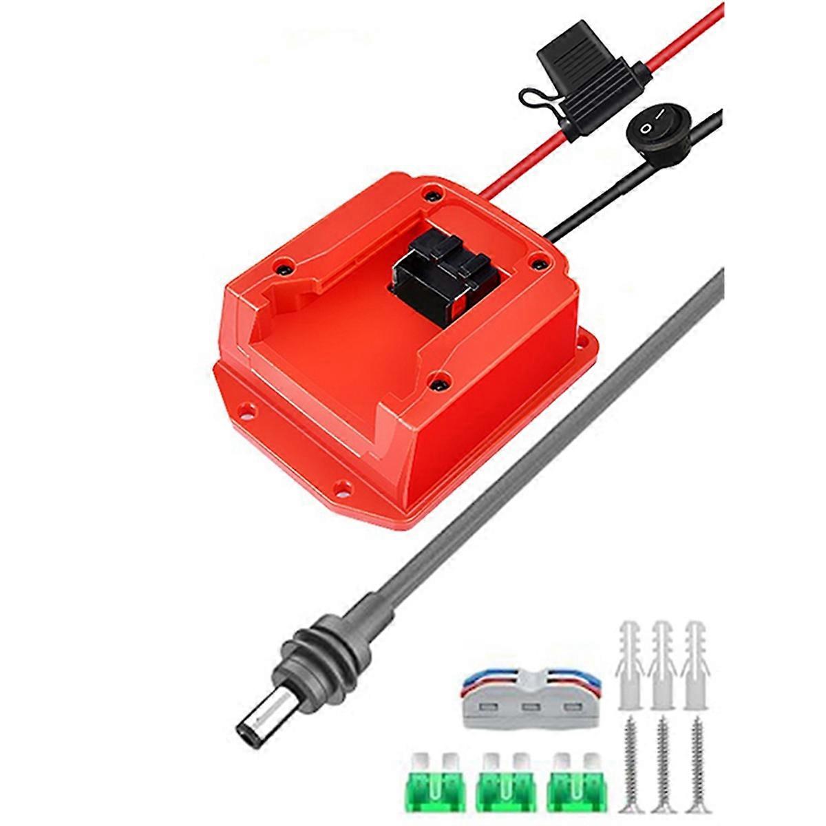 For Mini Battery Adapter for Battery Mini DC Power Cable for with 3 Fuses&Wire Terminals