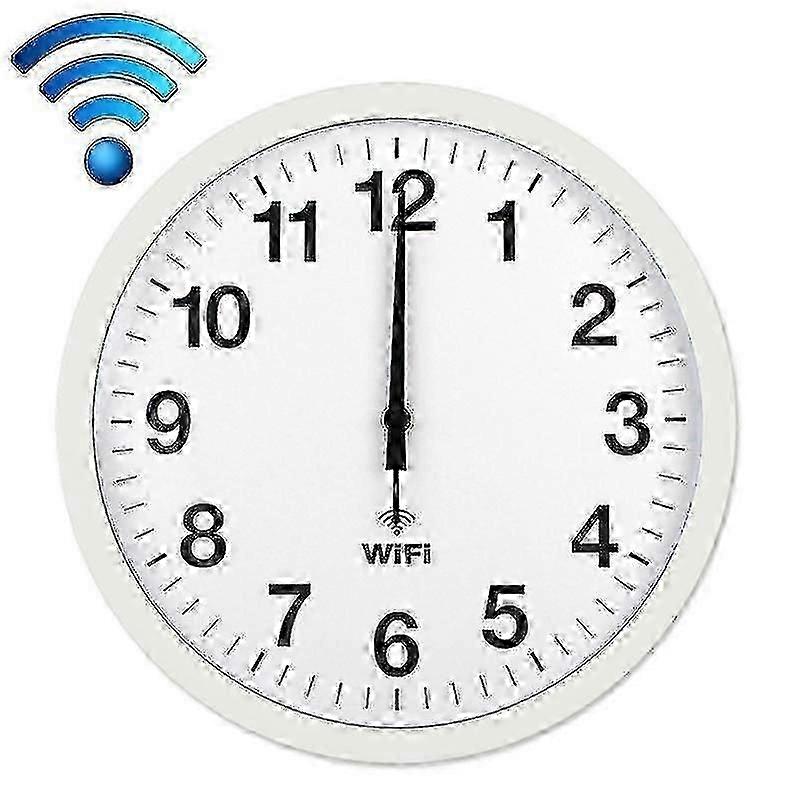 Automatic Time Synchronization Wifi Wall Clock, Size:12 Inch