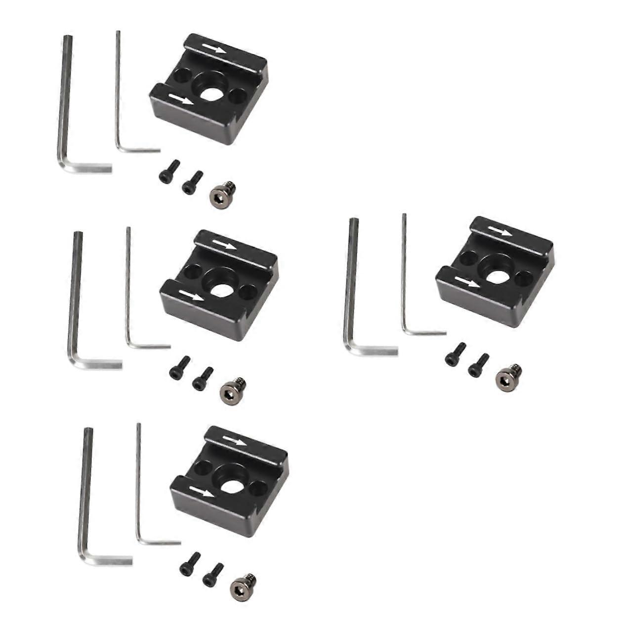 4 Sets Professional Camera Cold Shoe Mount Adapter Flash Shoe Mount Non-Slip Pads