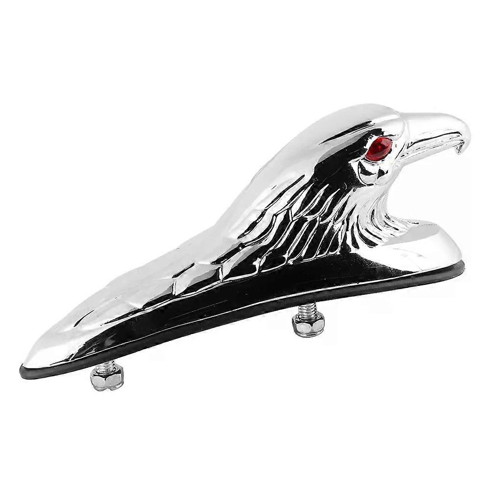 Motorcycle Front Mudguard Decoration Universal Front Fender Eagle Head Statue Ornament For Suzuki/Ducati And So On With 6mm Bolt