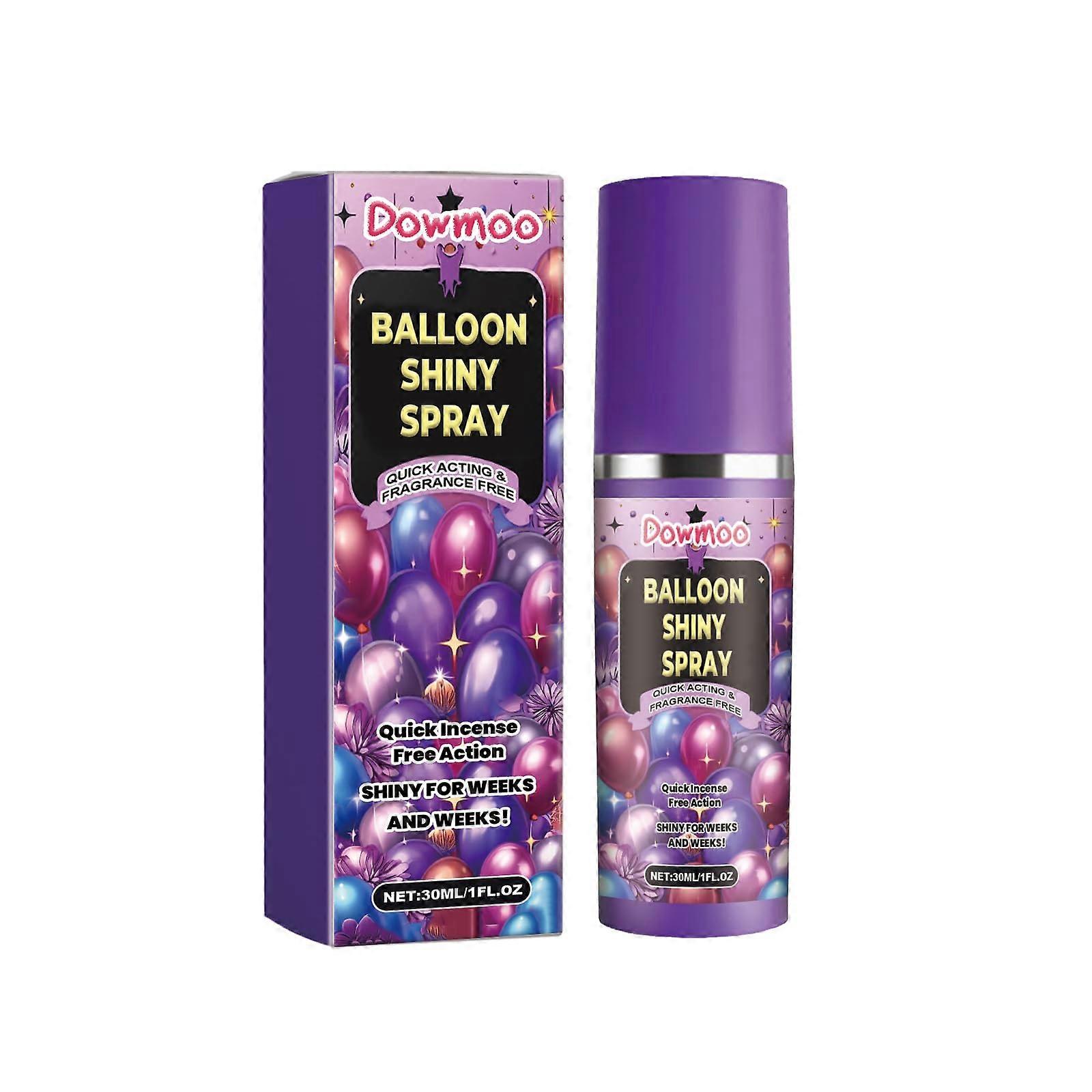 Balloons Bright Spray for Latex Balloons, High Brightness Formula for Party and Event Decorations 12 oz