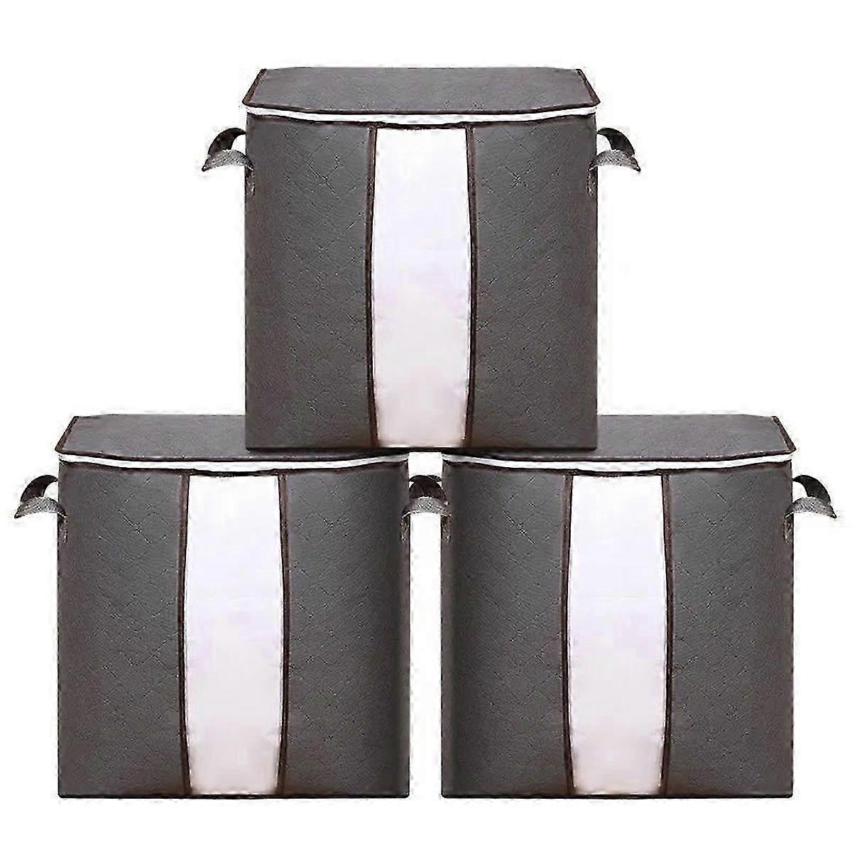 JiaWei Convenient Closet Organizer Set, Efficient Clothes Storage Organizer, Transparent Window with Viewing Capability Non-Woven Fabric Storage  d13